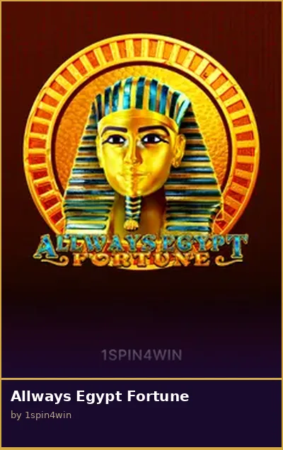 Allways Egypt Fortune slot