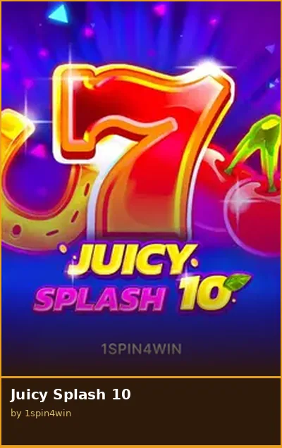 Juicy Splash 10 slot