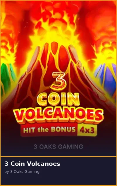 3 Coin Volcanoes slot