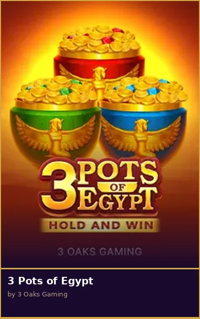 3 Pots of Egypt slot
