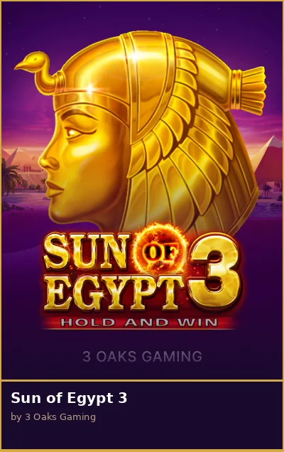 Sun of Egypt 3 slot