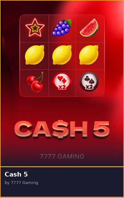 Cash 5 slot