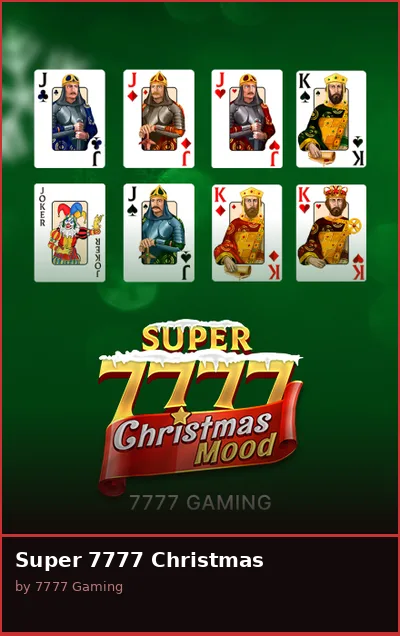 Super 7777 Christmas slot