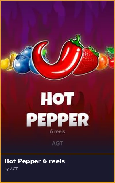 Hot Pepper 6 reels slot