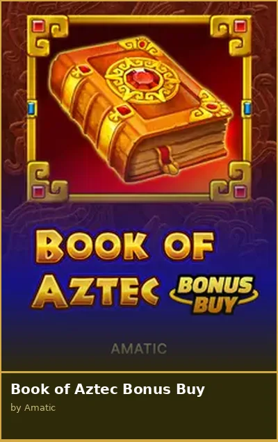 Book of Aztec Bonus Buy slot