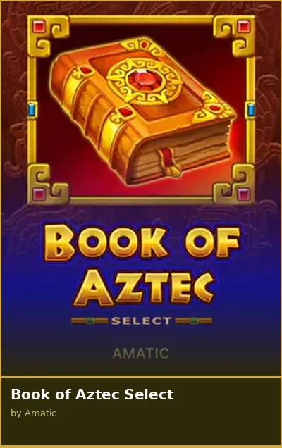 Book of Aztec Select slot