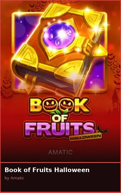 Book of Fruits Halloween slot