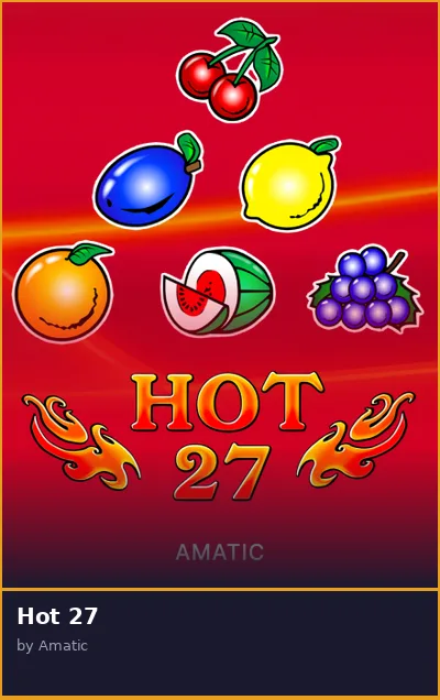 Hot 27 slot