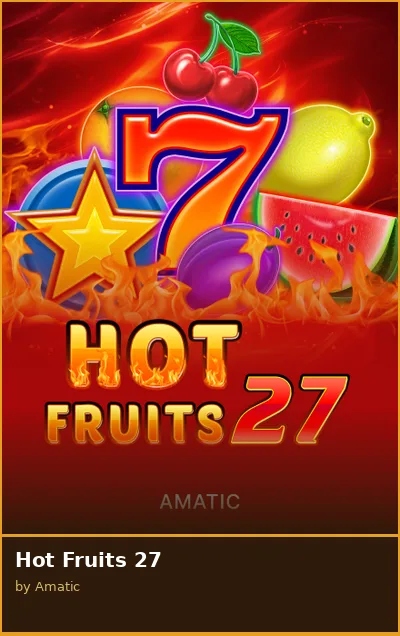 Hot Fruits 27 slot