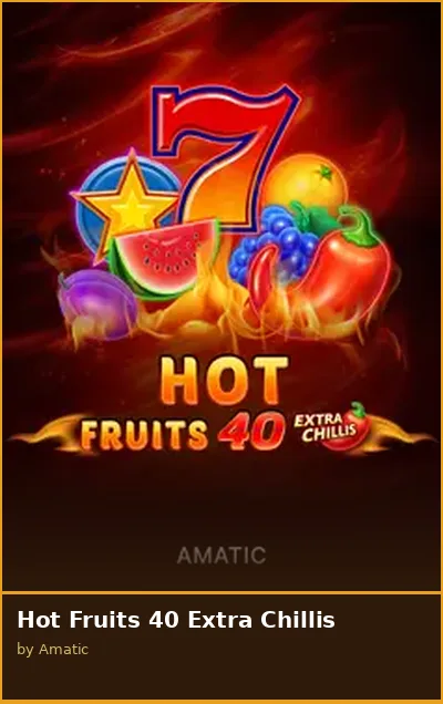 Hot Fruits 40 Extra Chillis slot