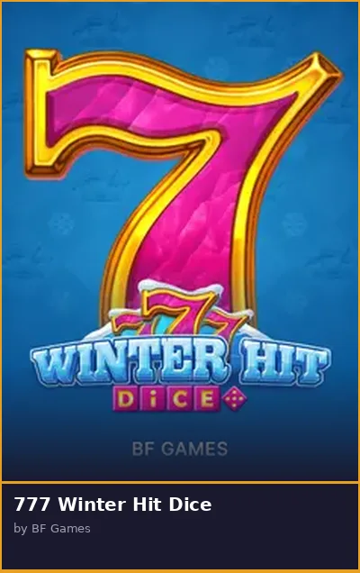 777 Winter Hit Dice slot