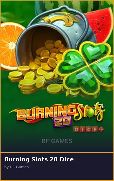 Burning Slots 20 Dice slot
