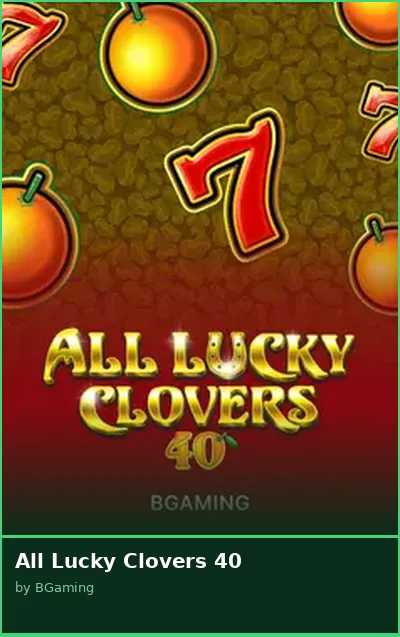 All Lucky Clovers 40 slot