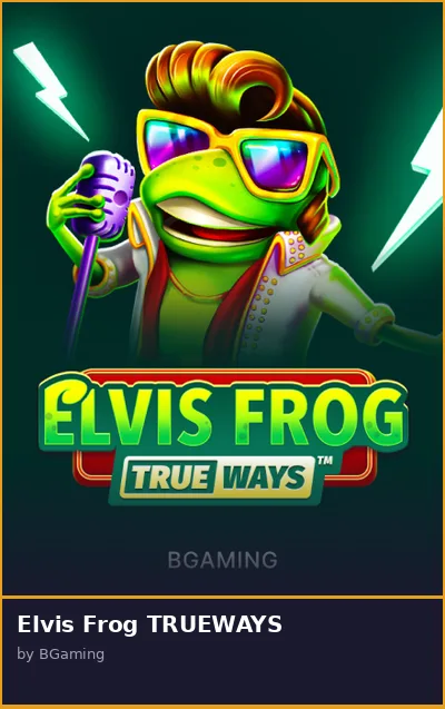 Elvis Frog TRUEWAYS slot
