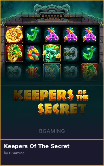 Keepers Of The Secret slot