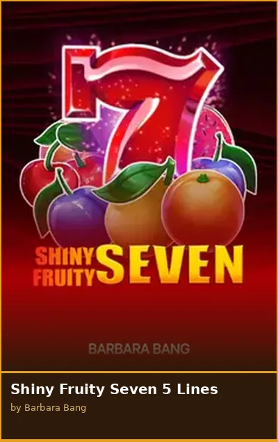 Shiny Fruity Seven 5 Lines slot