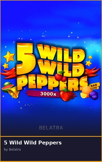5 Wild Wild Peppers slot