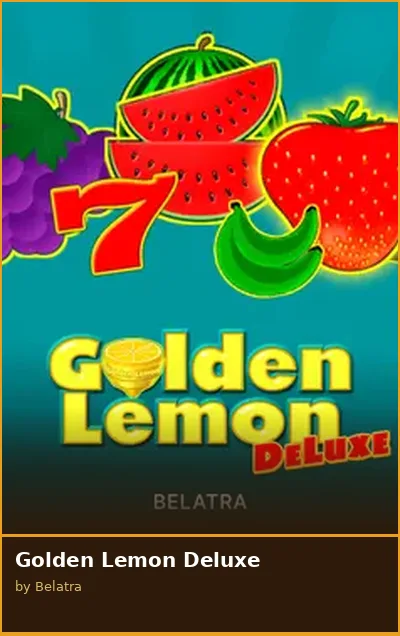Golden Lemon Deluxe slot