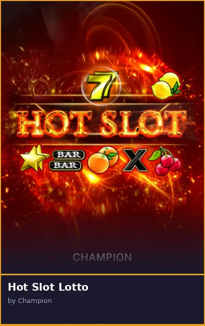 Hot Slot Lotto slot