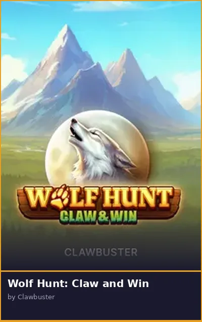 Wolf Hunt  Claw and Win slot