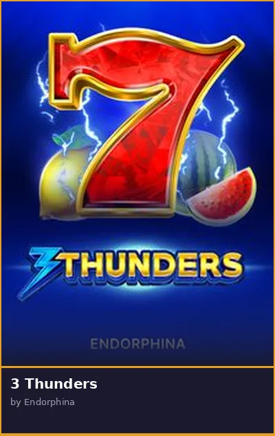 3 Thunders slot