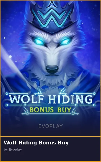 Wolf Hiding Bonus Buy slot