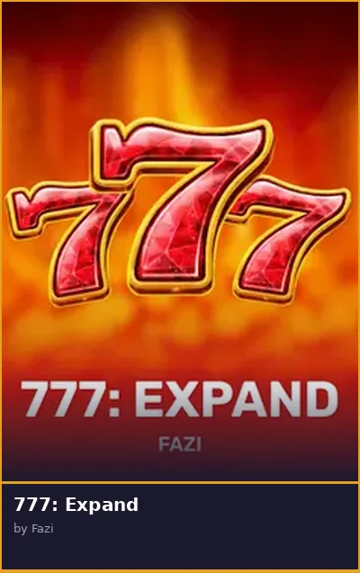 777  Expand slot