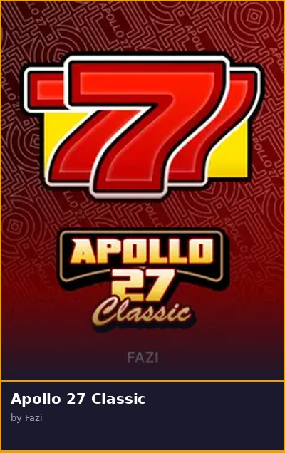 Apollo 27 Classic slot