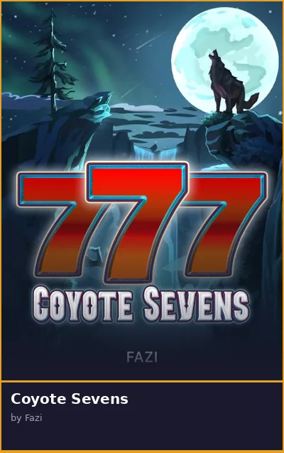 Coyote Sevens slot