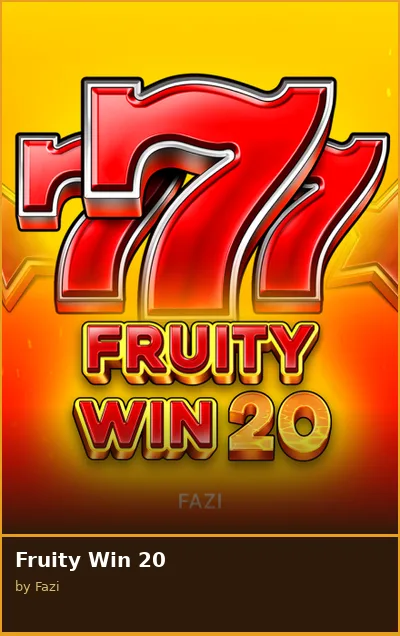 Fruity Win 20 slot