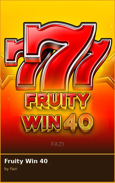 Fruity Win 40 slot