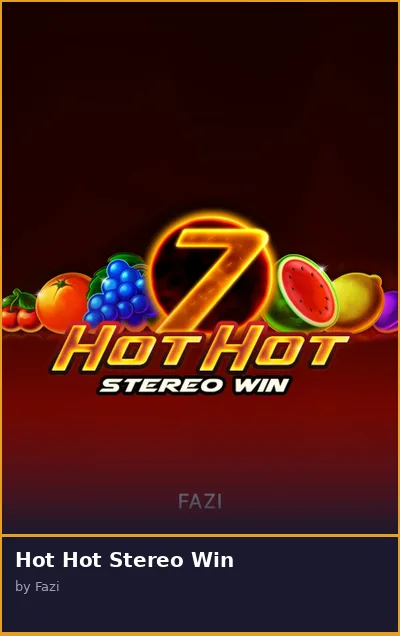 Hot Hot Stereo Win slot