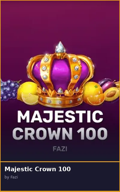 Majestic Crown 100 slot