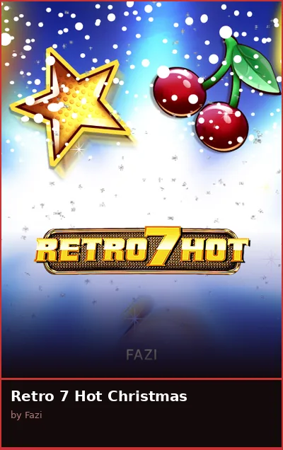 Retro 7 Hot Christmas slot