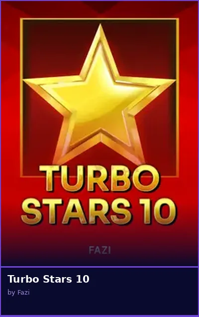 Turbo Stars 10 slot