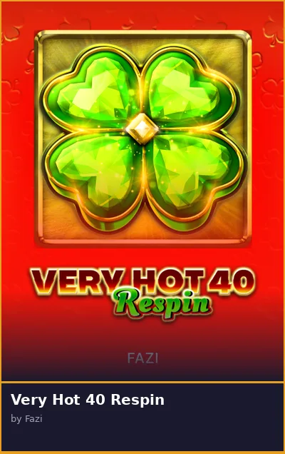 Very Hot 40 Respin slot