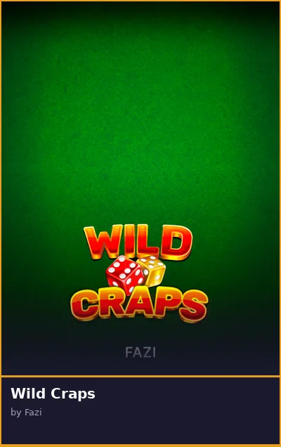 Wild Craps slot