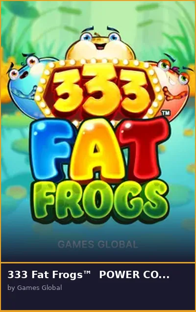 333 Fat Frogs   POWER COMBO slot