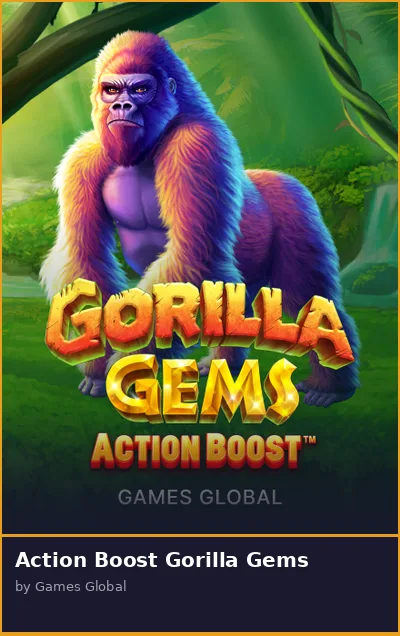 Action Boost Gorilla Gems slot