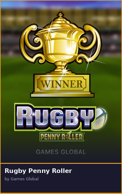 Rugby Penny Roller slot