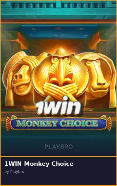 1WIN Monkey Choice slot