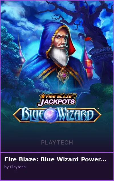 Fire Blaze  Blue Wizard PowerPlay Jackpot slot