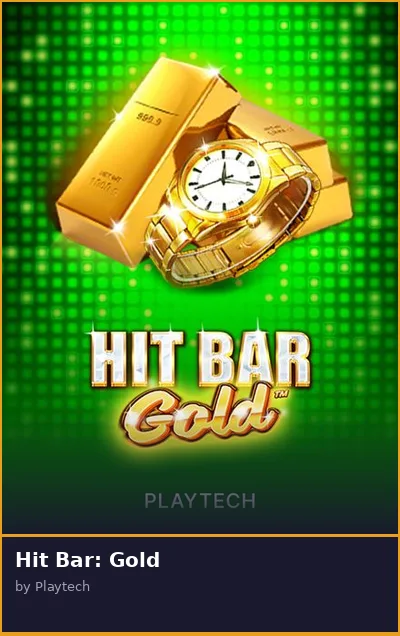 Hit Bar  Gold slot
