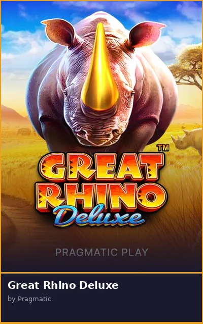Great Rhino Deluxe slot