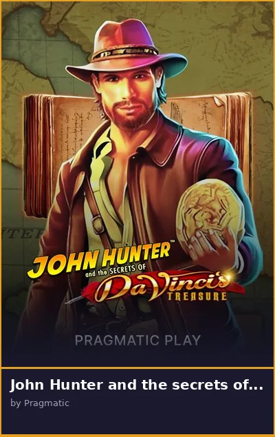 John Hunter and the secrets of Da Vinci s Treasure slot