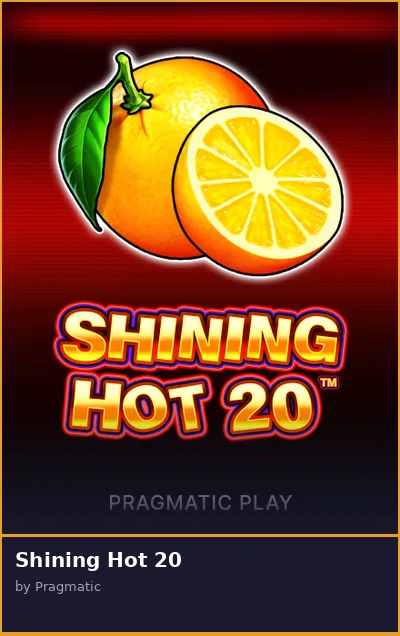 Shining Hot 20 slot