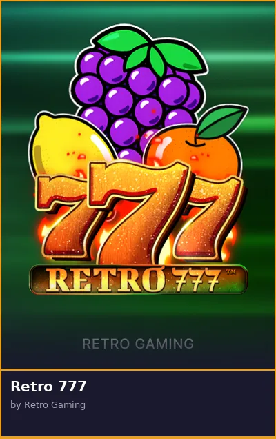 Retro 777 slot