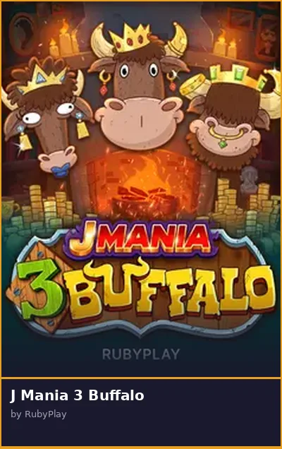 J Mania 3 Buffalo slot