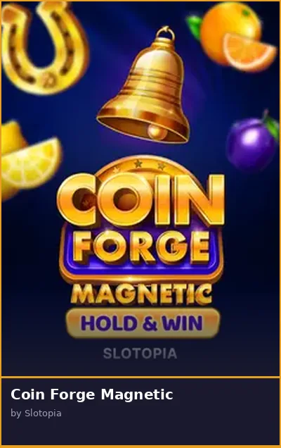 Coin Forge Magnetic slot