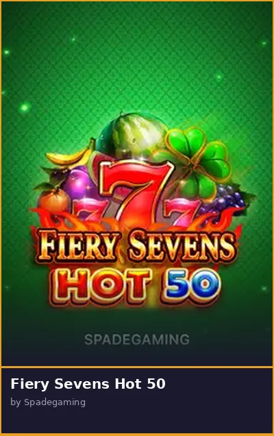 Fiery Sevens Hot 50 slot